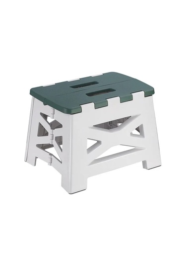 Oulylan Taşınabilir Plastik Katlanır Tabure Açık Kamp Taburesi Sandalye Koltuk S Green Suudi Arabistan Yeşil