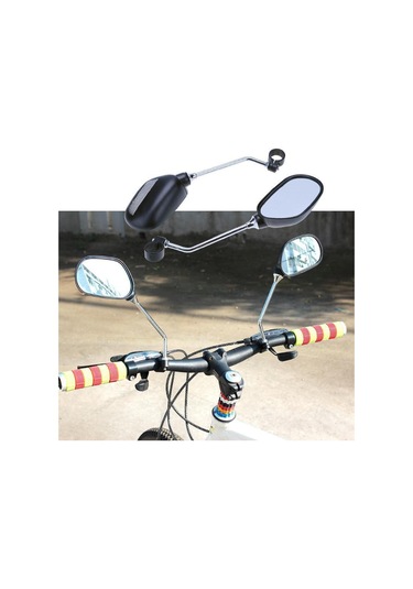 Dianziye Bisiklet Ve Elektrikli Bisiklet İçin Dayanıklı, Kompakt Ve Kolay Kullanıma Uygun Güvenlik Ayna - Dış Mekan Sürüşü İçin Yansıtıcı Aksesuar