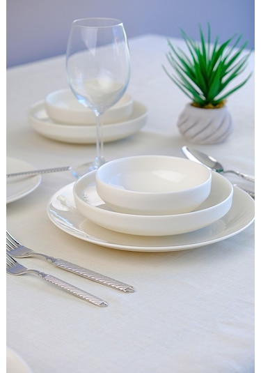 Tabak Evi Porselen Sofia Yemek Takımı 24 Parça 6 Kişilik