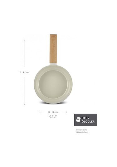 Karaca x Refika Swiss Crystal Almond Cream 18 Cm Tava Ind