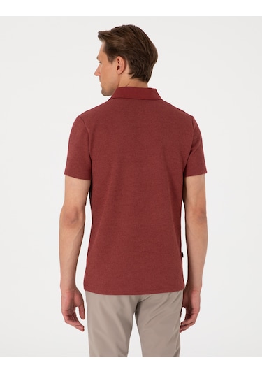 Pierre Cardin Erkek Nar Çiçeği Tişört 50310171-vr239 Nar Çiçeği