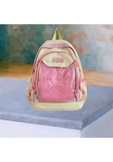 Suntek Moda Sırt Çantası Gündelik Sevimli Genç Kızlar Için Sarı