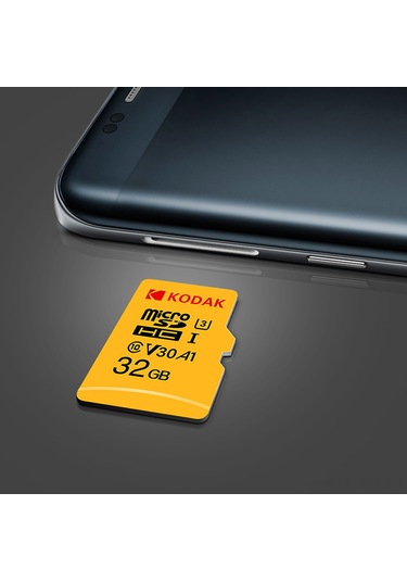 Ximistore9 Kodak 32gb Microsd Kartı U3 V30 A1 100mb/s Okuma Hızı 4k Hd Video Kaydı Desteği Sınıf 10