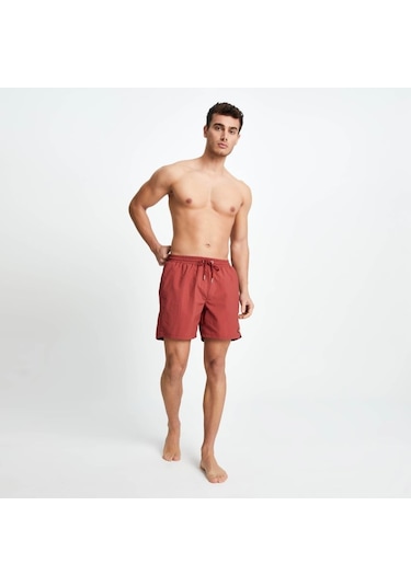 Ellesse Erkek Deniz Şortu Bordo Em190-brc 001
