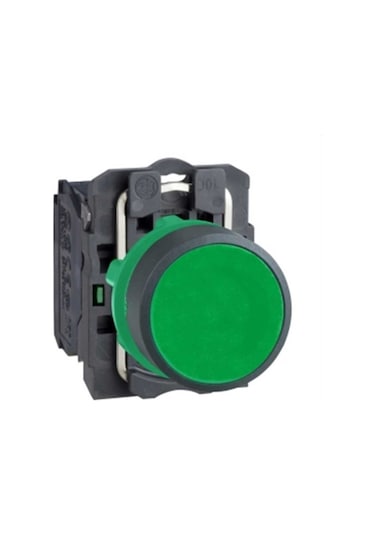 Schneider Xb5aa31 22 Mm Yaylı Yeşil Kumanda Butonu Plastik