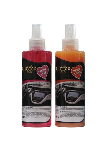 Luxor Kimya Vanilya Çilek ve Mango Kavun Oto Kokusu 2x200 ML