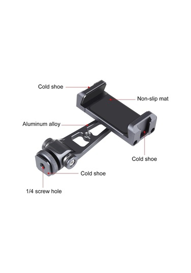 Homyl Kameralı Telefon Soğuk Yuva Tutucu Montaj Adaptörü 15cmx10cmx4cm
