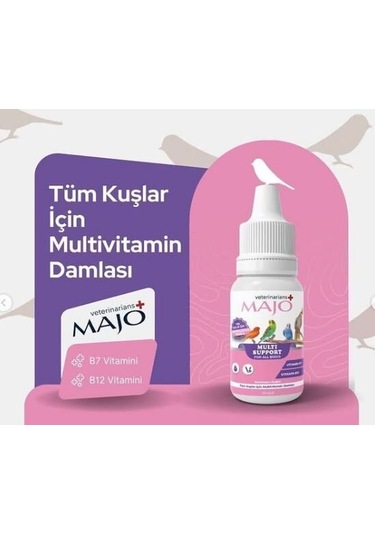 Majo Multi Support Kuş Vitamini 30 Ml