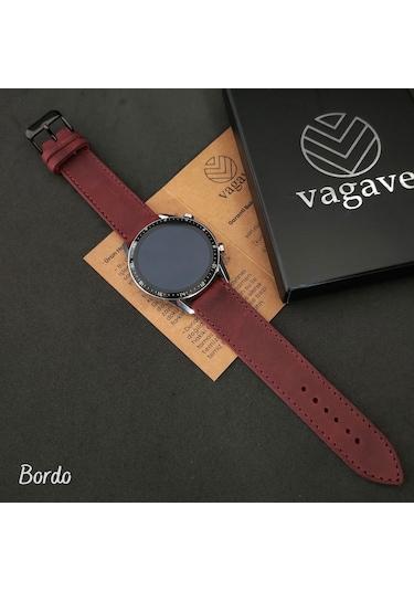 Vagave Huawei Watch GT / GT2 / GT3  Deri Kordon 20-22 MM