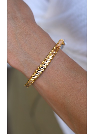 14 Ayar Altın Burma Kelepçe 3160 Sarı Altın