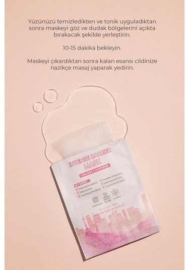 Muldream intense Barrier Mask Kağıt Yüz Maskesi 25 ML