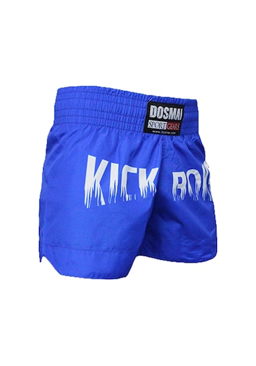 Dosmai Dijital Baskılı Kick Boks Spor Şort Mavi Kbs248