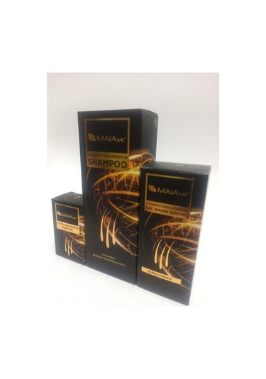 Maia Mc Hydrolyzed Keratin Yağı 30 ML + Saç Serumu 100 ML + Şampuan 400 ML