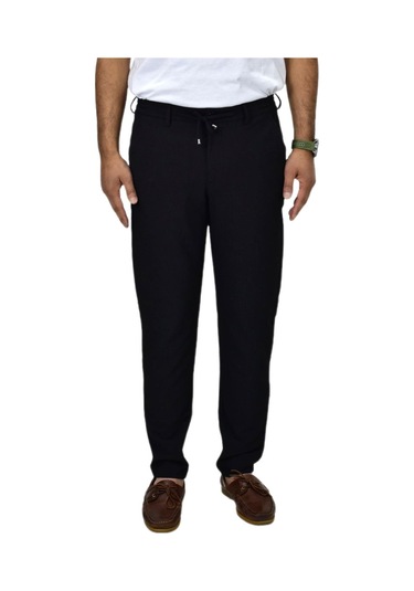 Erkek Jogger Gofre Lastikli Pantolon 1998 Bgl-st04423 Siyah