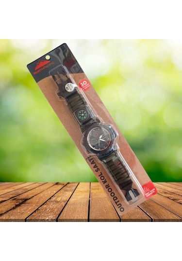 North Pacific 5 In 1 Kampçı Outdoor Kol Saati Çok Fonksiyonlu