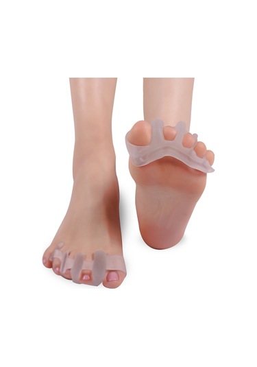Mufunye Yumuşak Silikon Jel Ayak Parmak Ayırıcı - Ayak Ağrısı Rahatlatma Ve Doğal Hizalama İçin Erkek Ve Kadınlara Uygun
