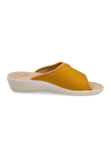 Terlik Kadın Diğer T4 429 Fe Fly Flot Cloth Slipper Yellow Sarı