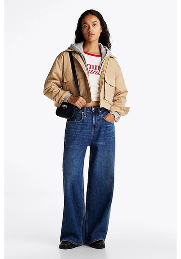 Tommy Jeans Kadın Mont-dw0dw20544 Kahverengi