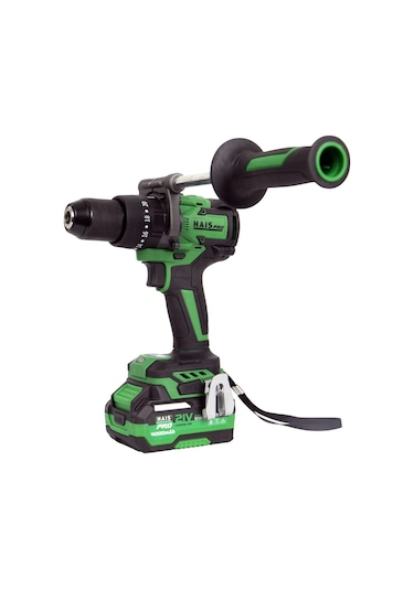 Haispro RB-DB2109 21 V Profesyonel Darbeli Matkap + 4.0 Ah Çift Akülü