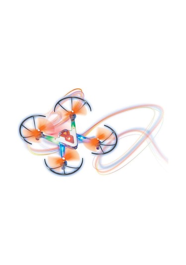 Işıklı Usb Şarjlı Uzaktan Kumandalı Night Hawk Stunt Drone 22,5 Cm Led Işıklı, 16 Farklı Hareketli