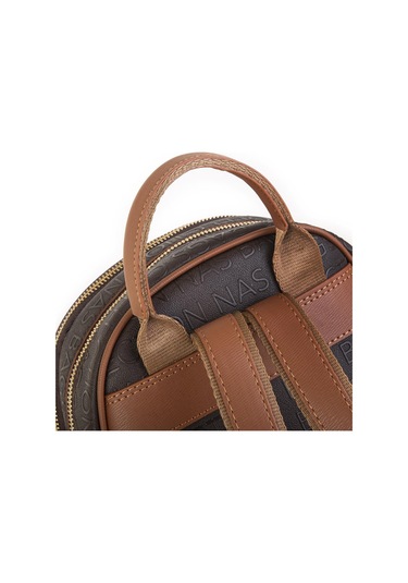 Nas Bag Kadın Sırt Çantası Kahve Taba Gofraj Kahve Taba