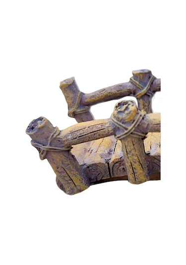 Homyl Minyatür Köprü Balık Tankı Süs Bonsai Ev Dekorasyonu