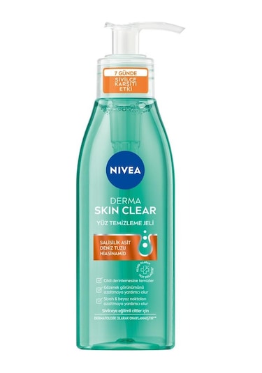 Nivea Derma Skin Clear Sivilce Karşıtı Yüz Temizleme Jeli 150 ML