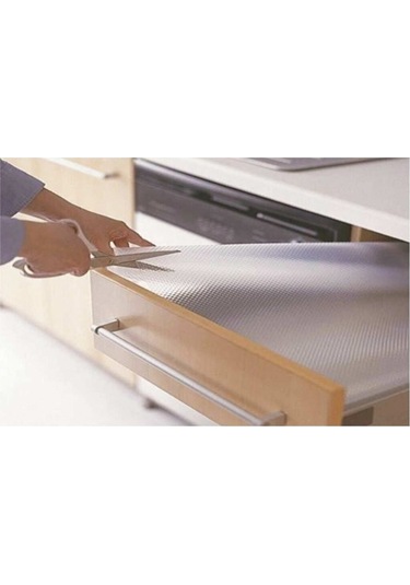 45 Cm X 6 Mt.... Şeffaf Kaydırmaz Raf Dolap Çekmece Buzdolabı Buz Dolabı Içi Örtüsü Eva Kaymaz Nocolor-4685c919