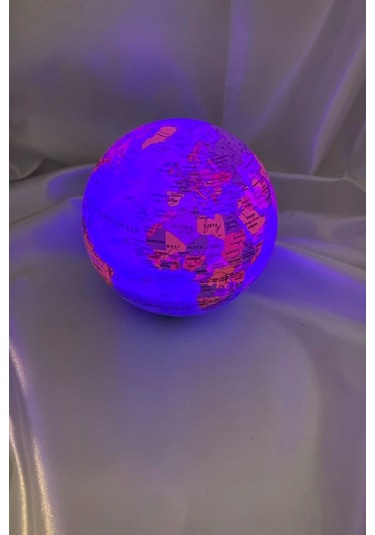 Masa Lambası Led Işık Dönen Manyetik Dünya Top Masa Süsü
