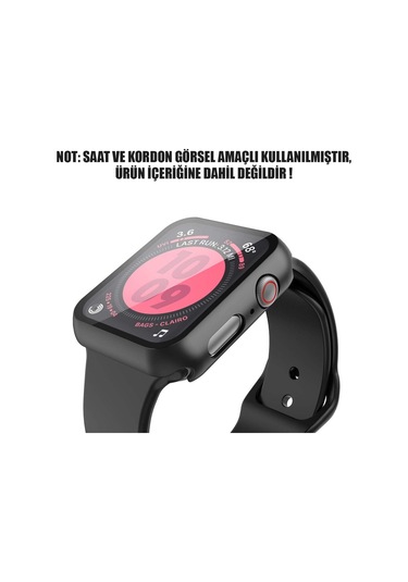 Microsonic iOS Uyumlu Watch Se 40Mm Kılıf Matte Slim Siyah