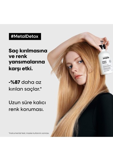 L'Oréal Professionnel Metal Detox İşlem Görmüş Saçlar İçin Şampuan Refill 500 ML