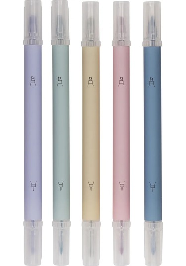 Kari Çift Taraflı Fosforlu Kalemler, 5 Renk 450861508