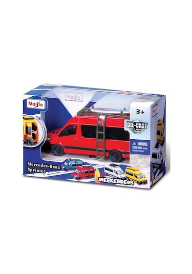 Maisto Weekenders Mercedes-benz Sprinter - Kırmızı