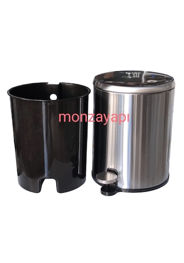 Primanova Cigo Çelik Çöp Kovası Soft Ve Wc Tuvalet Fıtçası Mat Krom