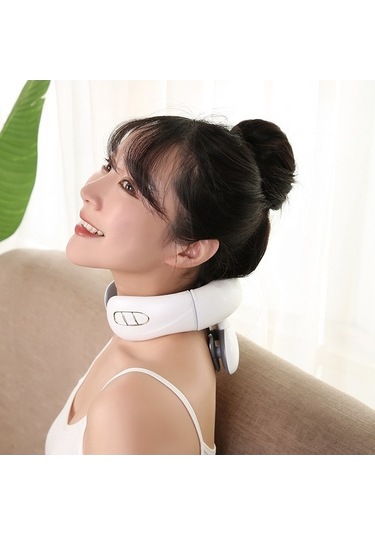 Wondernest Servikal Masaj Ve Şarj Edilebilir Aleti, Rahatlatıcı Boyun Aleti, Dy Beyaz