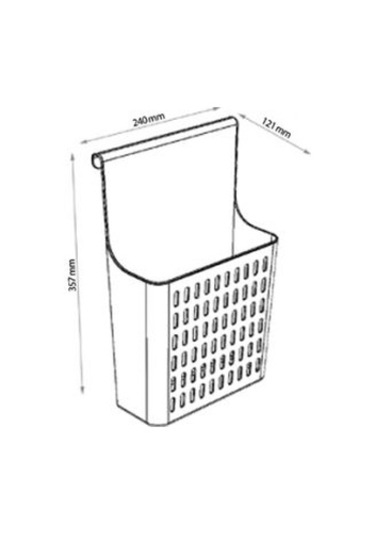 Mutfak İçi Düzenleyici Dolap Kapağına Asılabilir Dolap Düzenleyic