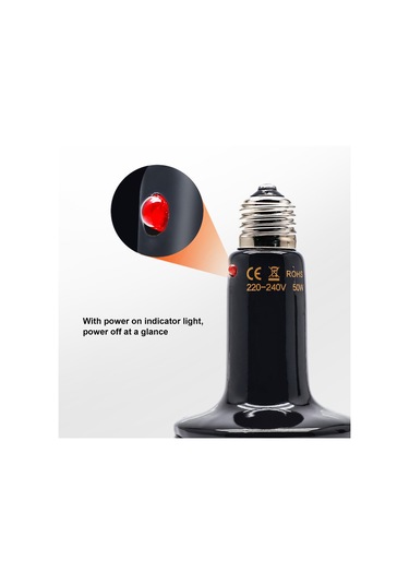 Singree Sürüngenler İçin Hızlı Isınan Kızılötesi Seramik Isıtma Lambası - 200w Diğer