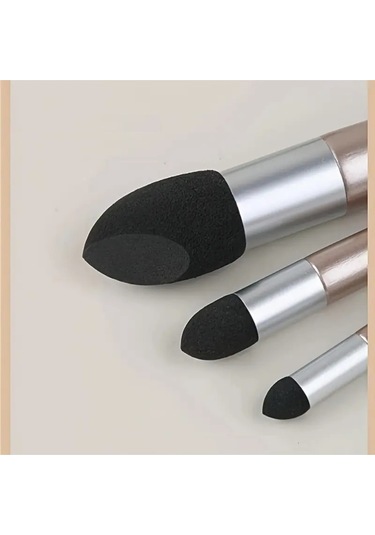 Sünger Vurgulayıcı, Detay Gölgeleme, Kara Kalem Silgi, Pastel Tonlama, Yıkanabilir-pembe Set 3'lü