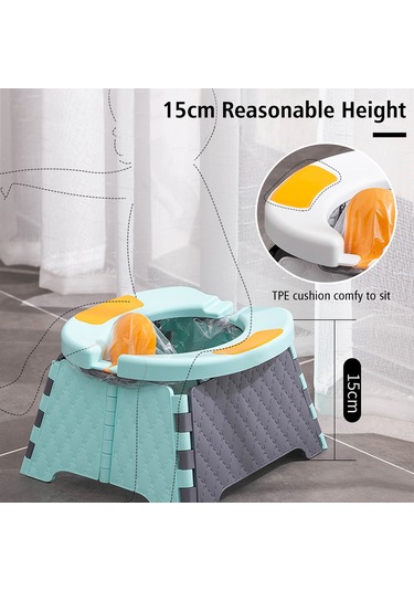 Teltree Katlanabilir Seyahat Tuvaleti - Pp+tpe Malzeme, 4 Renk Seçeneği, Taşınabilir Ve Pratik