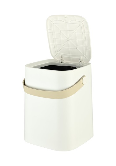 Pratik Klik Çöp Kovası 8 Lt. Beyaz