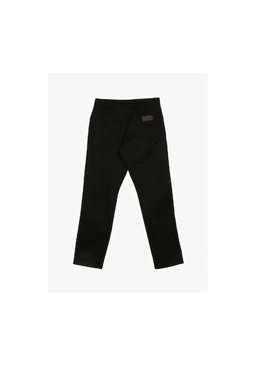 Wrangler Slim Fit Dar Paça Normal Bel Siyah Erkek Pantolon W12sea 001