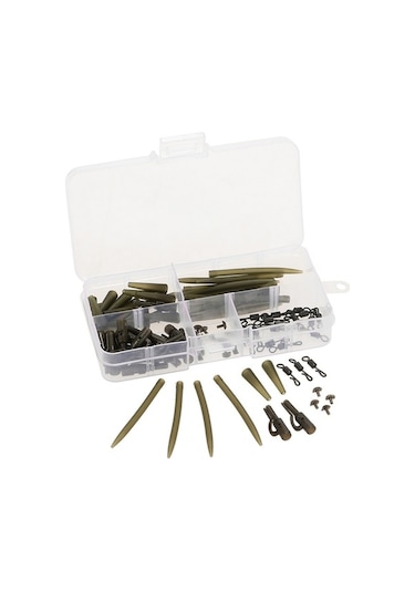 Novahub Coonor Yeşil Sazan Balıkçılık Aksesuar Seti - 100 Parça, Çevre Dostu, Kullanışlı Balıkçılık Ekipmanları