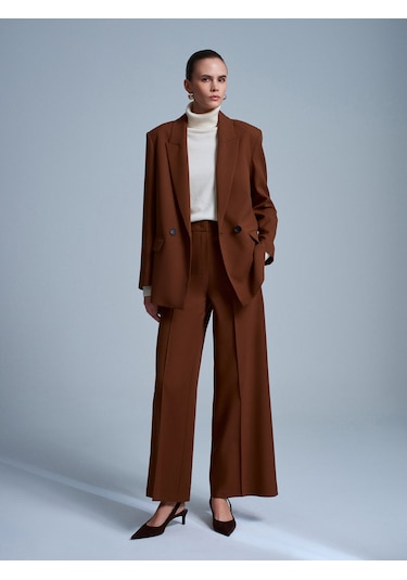 Dilvin 60767 Blazer Ceket-kiremit Kiremit