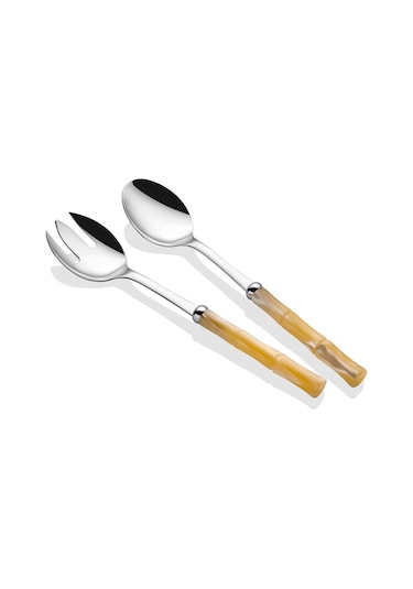Rivadossi Bamboo Krem Salata Servis Seti