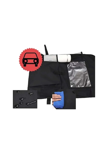 Araç Koltuk Arkası Organizer Tablet Telefon Tutucu