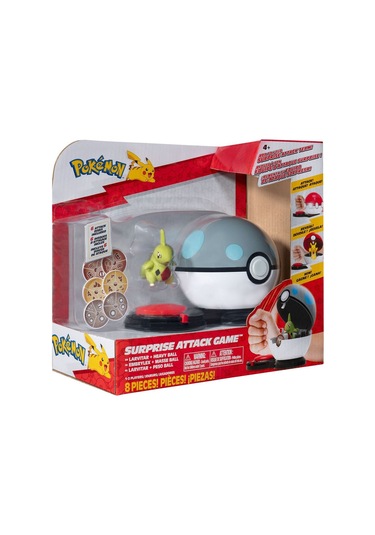Pokemon Sürpriz Atak Oyun Seti - Larvitar + Heavy Ball
