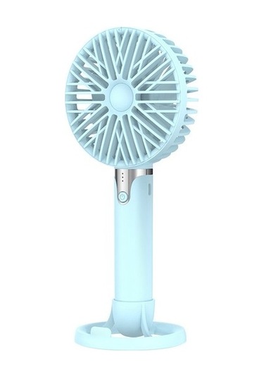 Hız Ayarlanabilir Taşınabilir El Mini Fan Usb Şarjı, Mavi 73aug6 Mavi