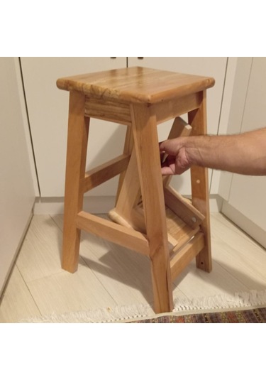 Kademeli Mutfak Merdiven Taburesi Kolay Kapanır Yer Kaplamaz