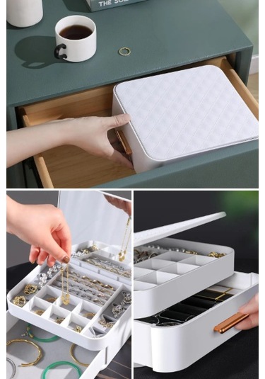 Larimar Aynalı Takı Organizeri - 9042244086298lmr Çok Renkli