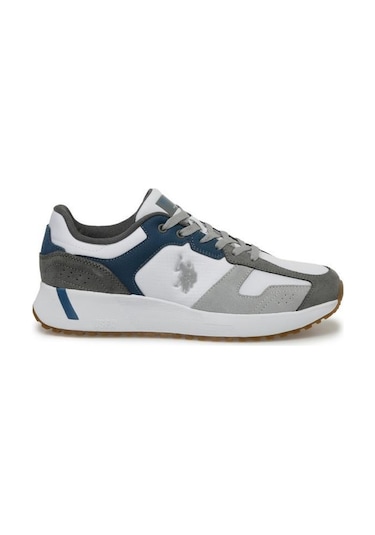 U.s. Polo Assn. Peter Su 4fx 101502094 Erkek Sneaker Aykkabı Beyaz Gri Mavi 40-45 001